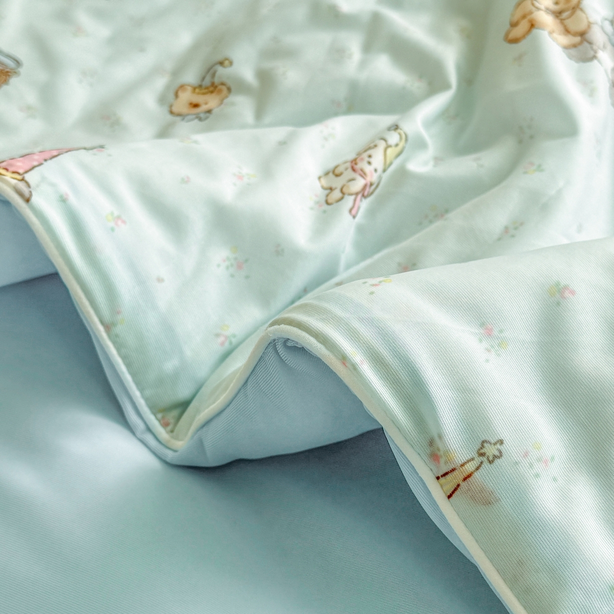 91家纺网 家纺一手货源 找家纺 瑞禾家纺 2026新款印花凉感丝夏被夏凉被 库里南-兰