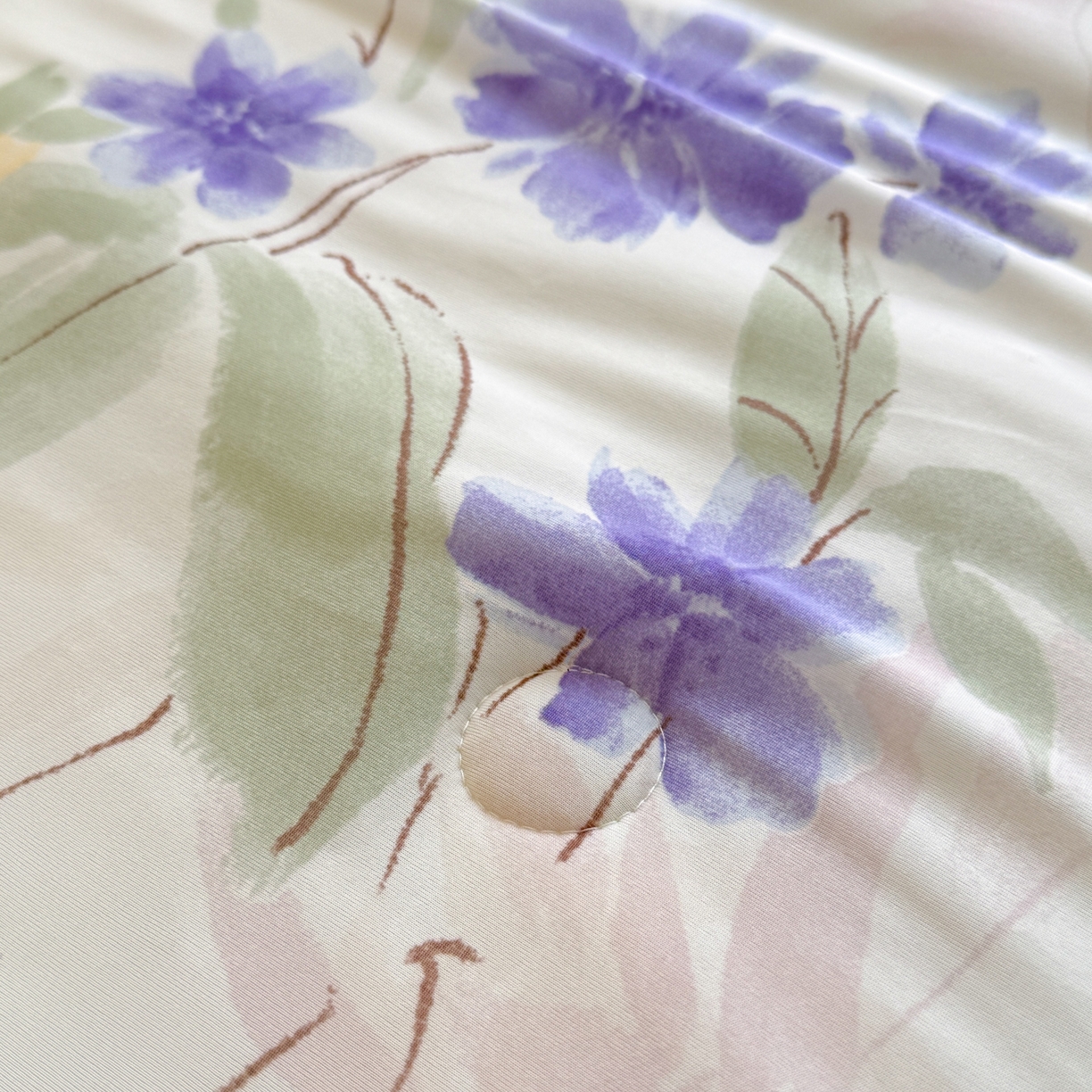 91家纺网 家纺一手货源 找家纺 瑞禾家纺 2026新款印花凉感丝夏被夏凉被 薇意-兰