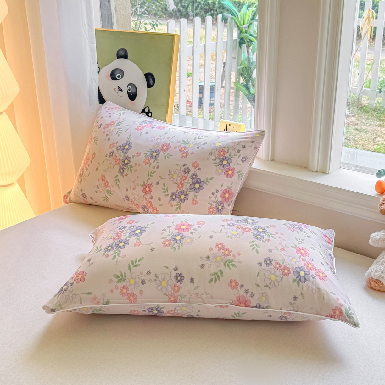 91家纺网 家纺一手货源 找家纺 瑞禾家纺 2026新款印花凉感丝夏被夏凉被 幽兰-粉