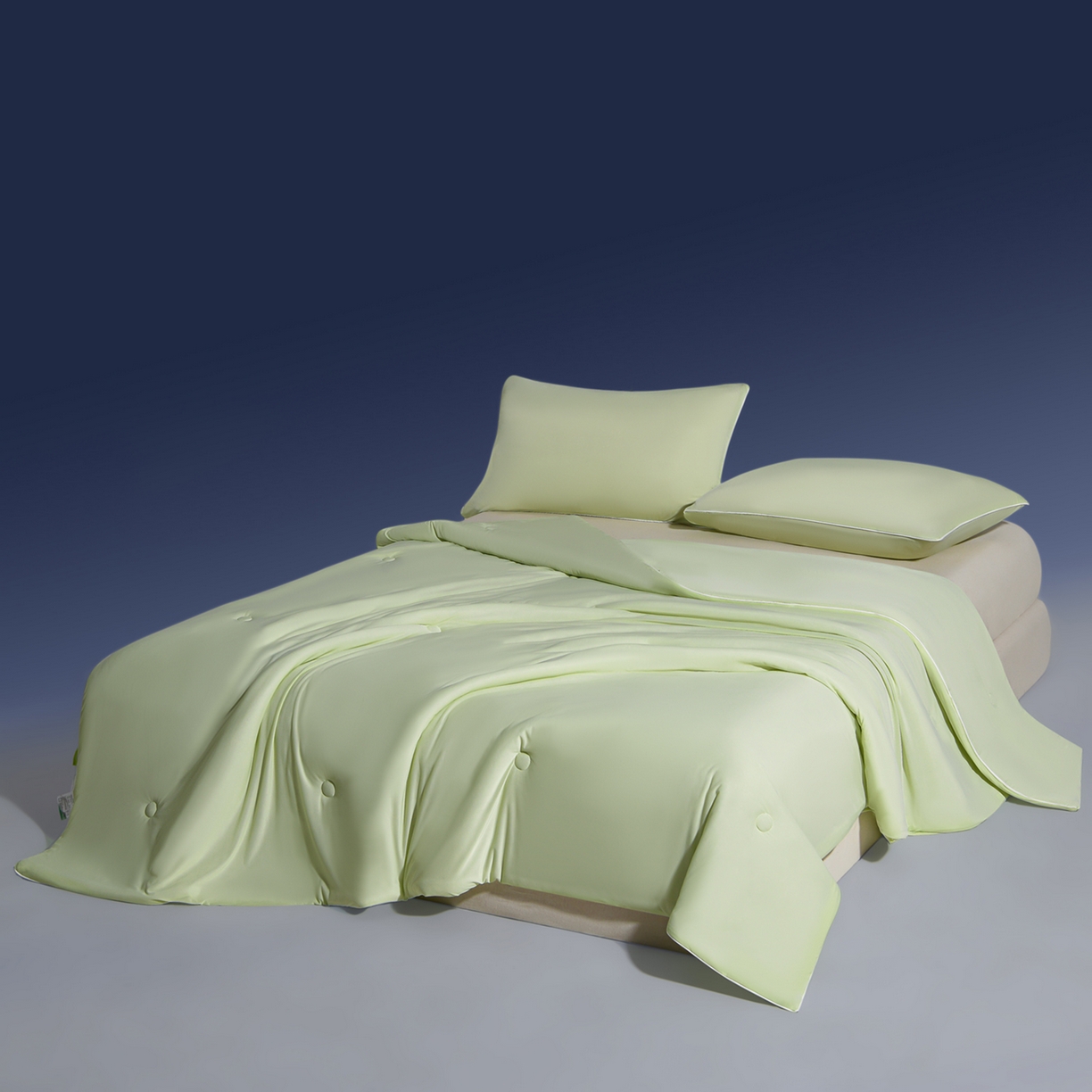 91家纺网 家纺一手货源 找家纺 （总）瑞禾家纺 2026新款纯色凉感冰丝夏被夏凉被夏季深睡眠可水洗四周踩棉 不跑棉