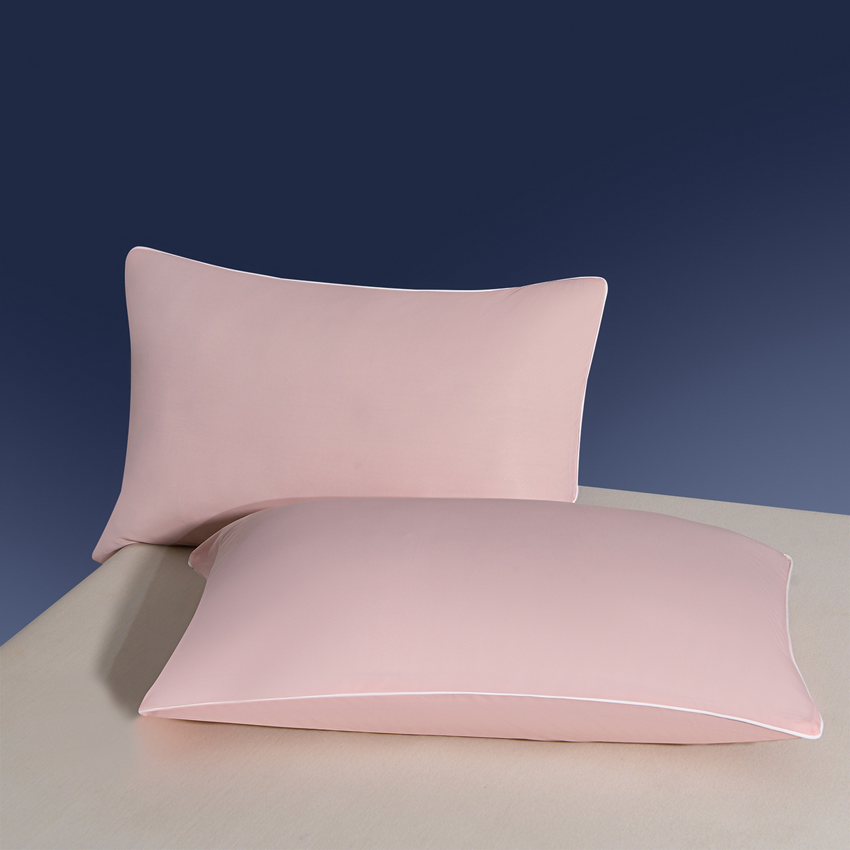 91家纺网 家纺一手货源 找家纺 瑞禾家纺 2026新款纯色凉感冰丝夏被夏凉被夏季深睡眠可水洗四周踩棉 不跑棉 菊雾粉