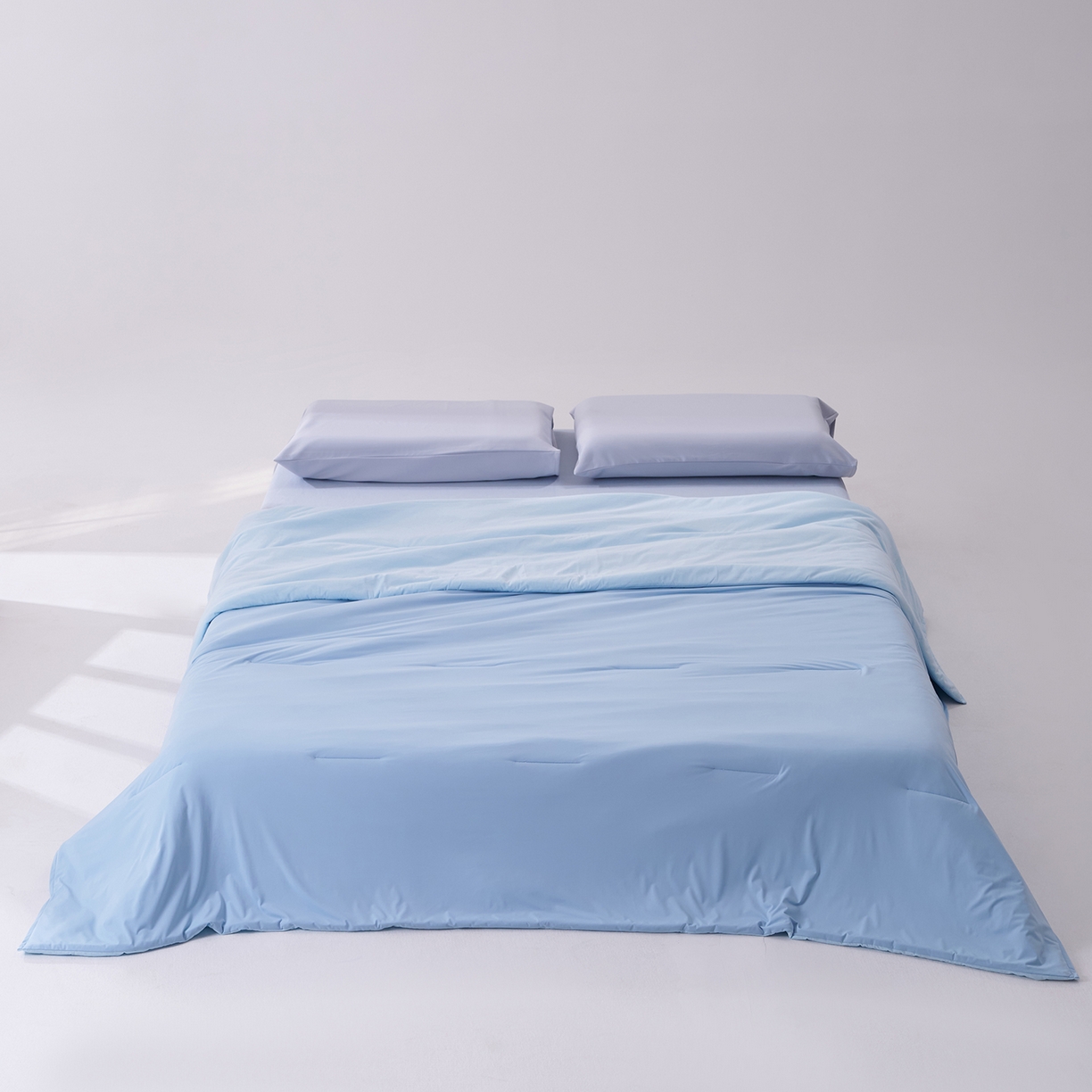 91家纺网 家纺一手货源 找家纺 花享莱 2026新款亚朵酒店同款夏季深睡双感夏凉被凉感被夏被控温被pro3.0 静水蓝