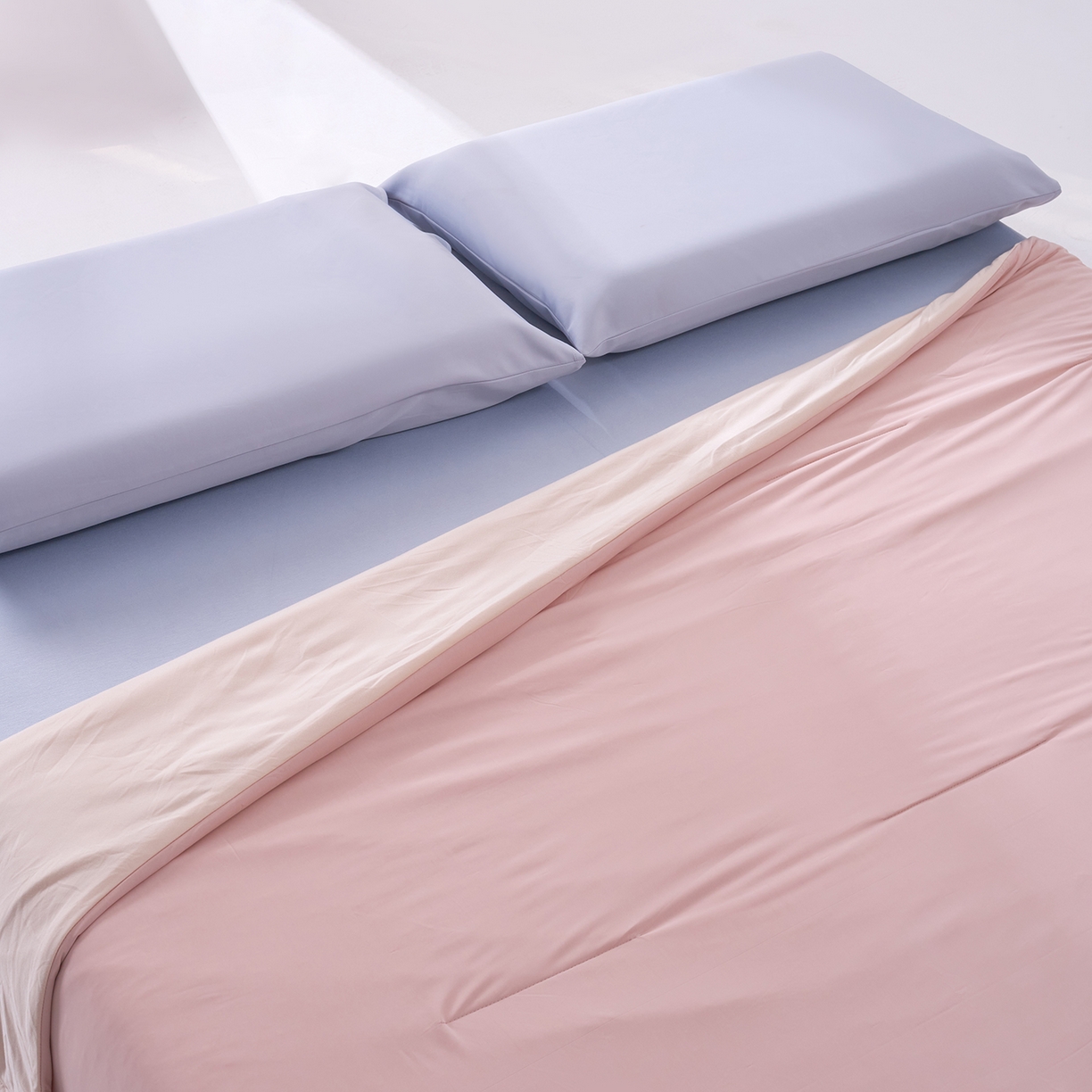 91家纺网 家纺一手货源 找家纺 花享莱 2026新款亚朵酒店同款夏季深睡双感夏凉被凉感被夏被控温被pro3.0 橘雾粉