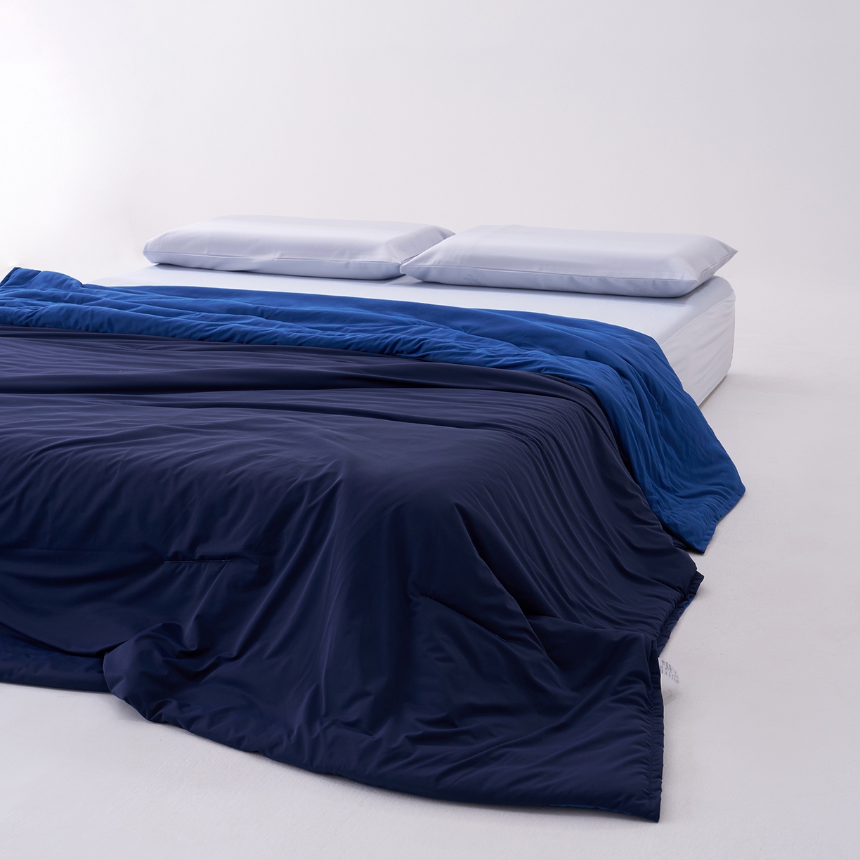 91家纺网 家纺一手货源 找家纺 花享莱 2026新款亚朵酒店同款夏季深睡双感夏凉被凉感被夏被控温被pro3.0 深睡蓝