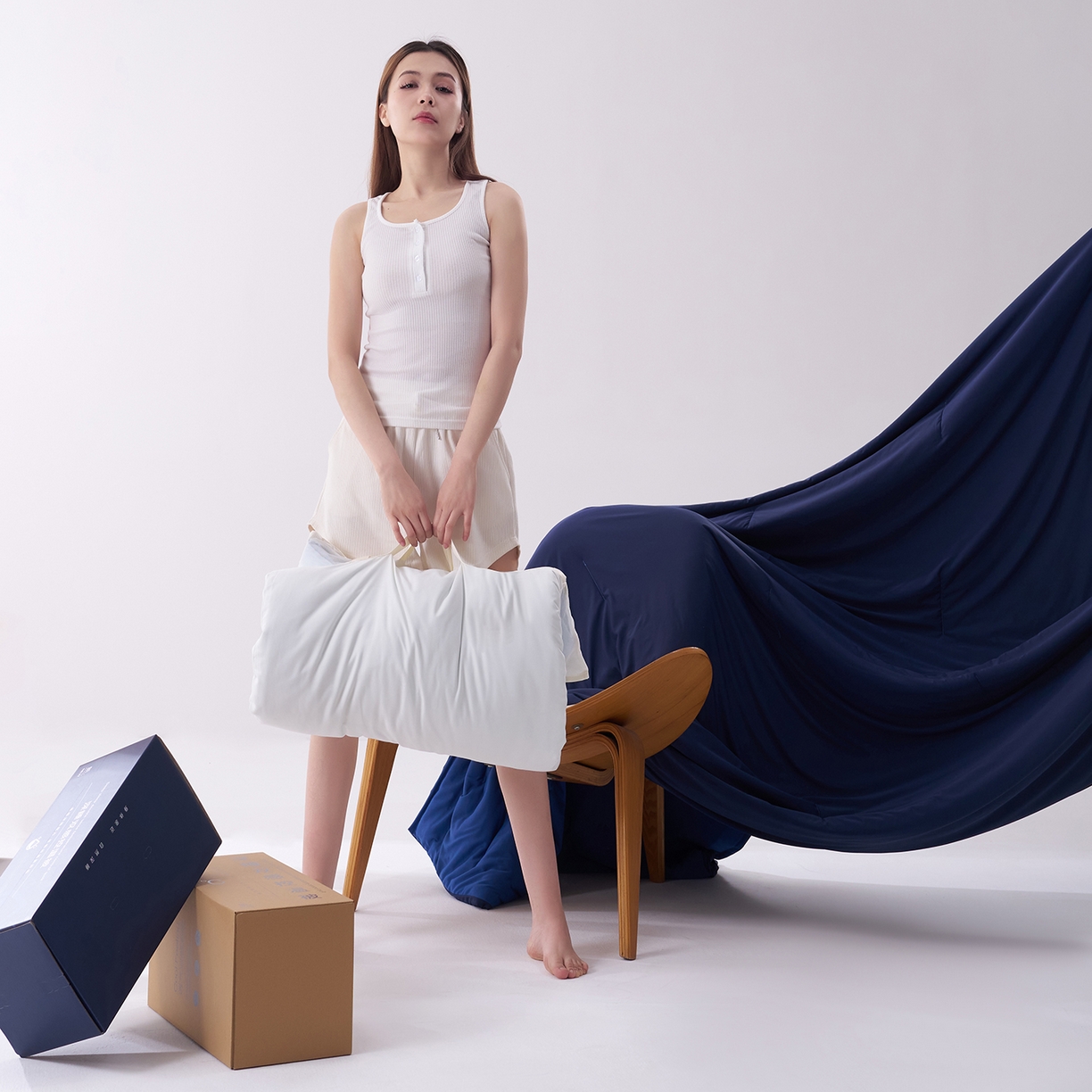 91家纺网 家纺一手货源 找家纺 花享莱 2026新款亚朵酒店同款夏季深睡双感夏凉被凉感被夏被控温被pro3.0 包装