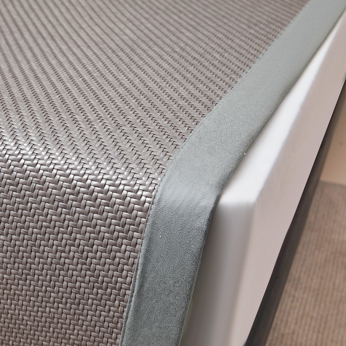 91家纺网 家纺一手货源 找家纺 （总）席都 2025新款舒爽藤席系列—雪藤席3D复合乙伦凉感裸睡PE凉席三件套床席款