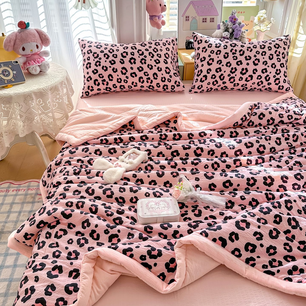 91家纺网 家纺一手货源 找家纺 （总）瑞禾家纺 2026新款皱皱棉双层纱夏被四件套下载文件包含买家秀