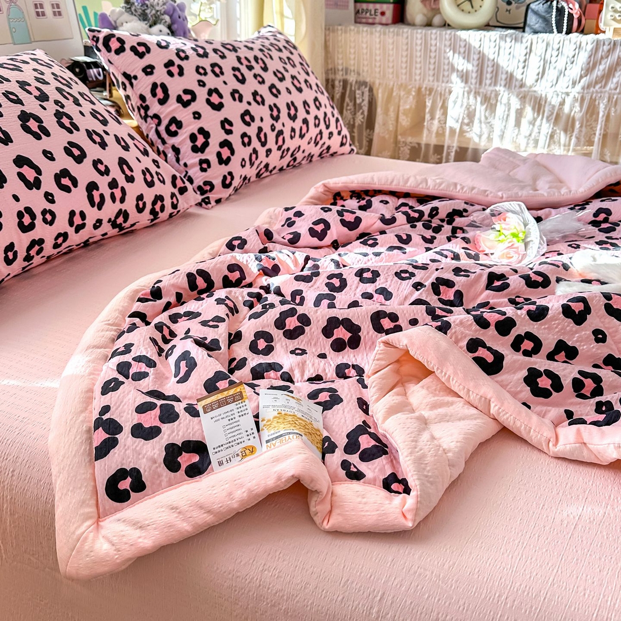 91家纺网 家纺一手货源 找家纺 （总）瑞禾家纺 2026新款皱皱棉双层纱夏被四件套下载文件包含买家秀