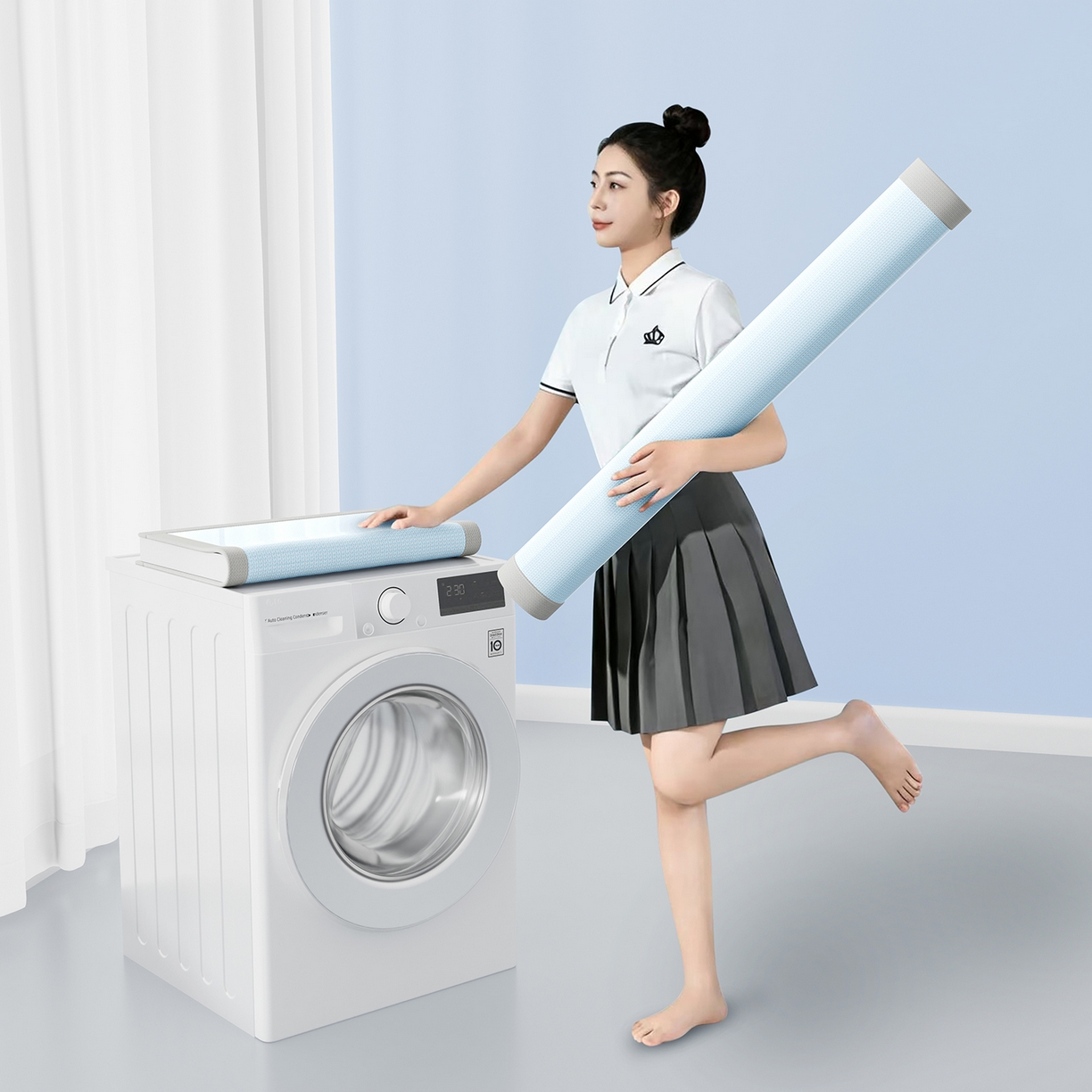 91家纺网 家纺一手货源 找家纺 （总）家品罗兰 2026新款夏季A类碳光凉席三明治透气网冰丝凉席家用双人冰丝席床单可机洗单人学生宿舍上下铺夏天空调软席三件套