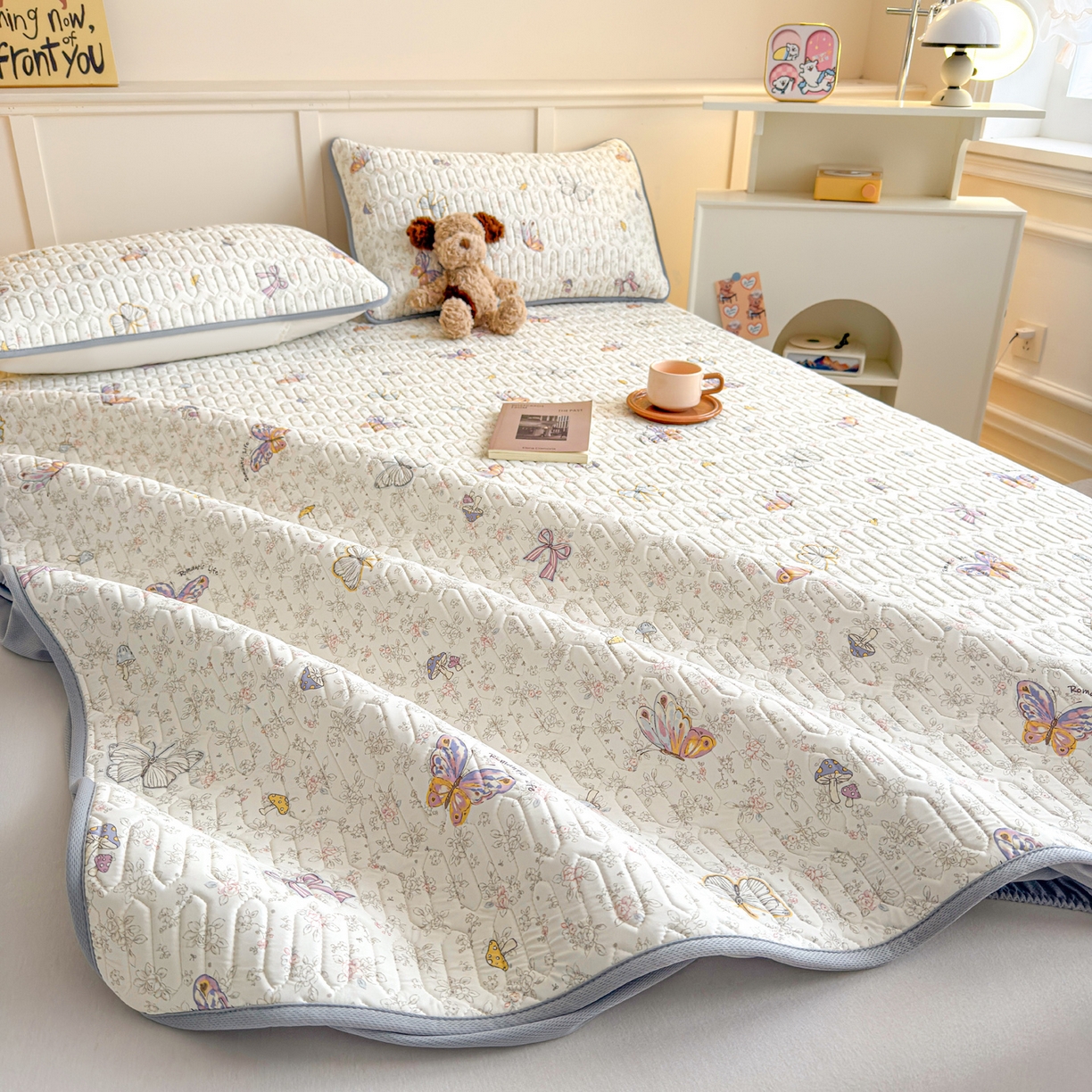 91家纺网 家纺一手货源 找家纺 （总）莱登卡奴 2026新款A类凉感丝锦氨印花凉席床笠款凉席席子系列