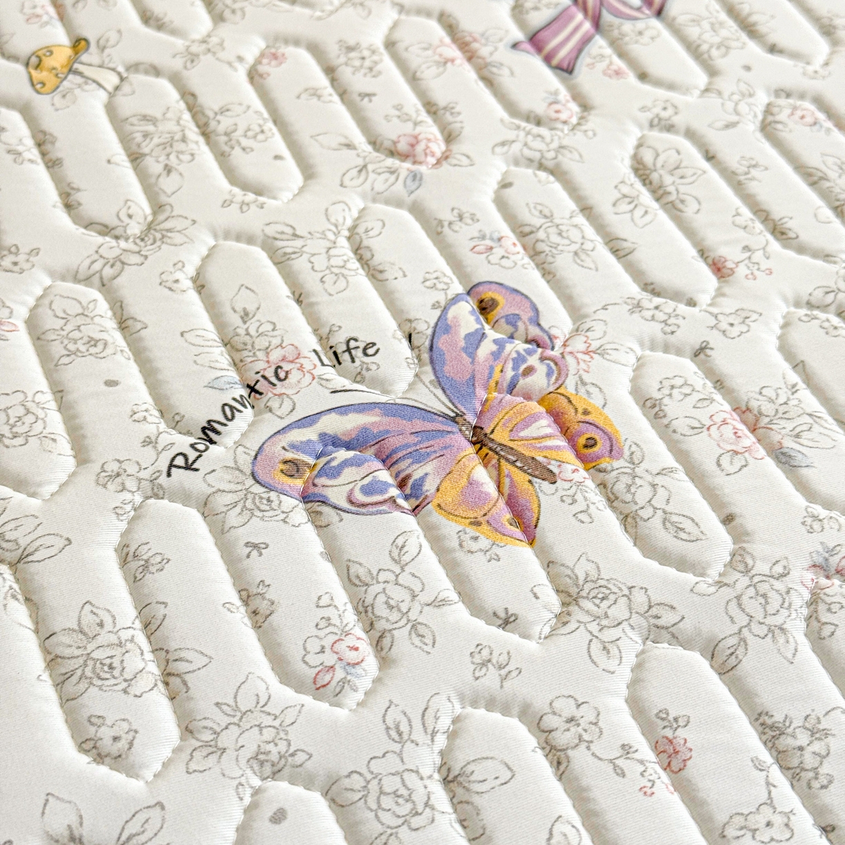 91家纺网 家纺一手货源 找家纺 （总）莱登卡奴 2026新款A类凉感丝锦氨印花凉席床笠款凉席席子系列