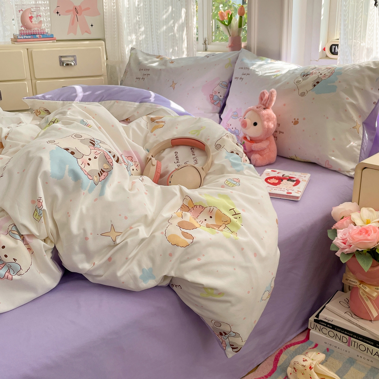 91家纺网 家纺一手货源 找家纺 （总）瑞禾家纺 2026新款古法水洗四件套下载文件包含买家秀