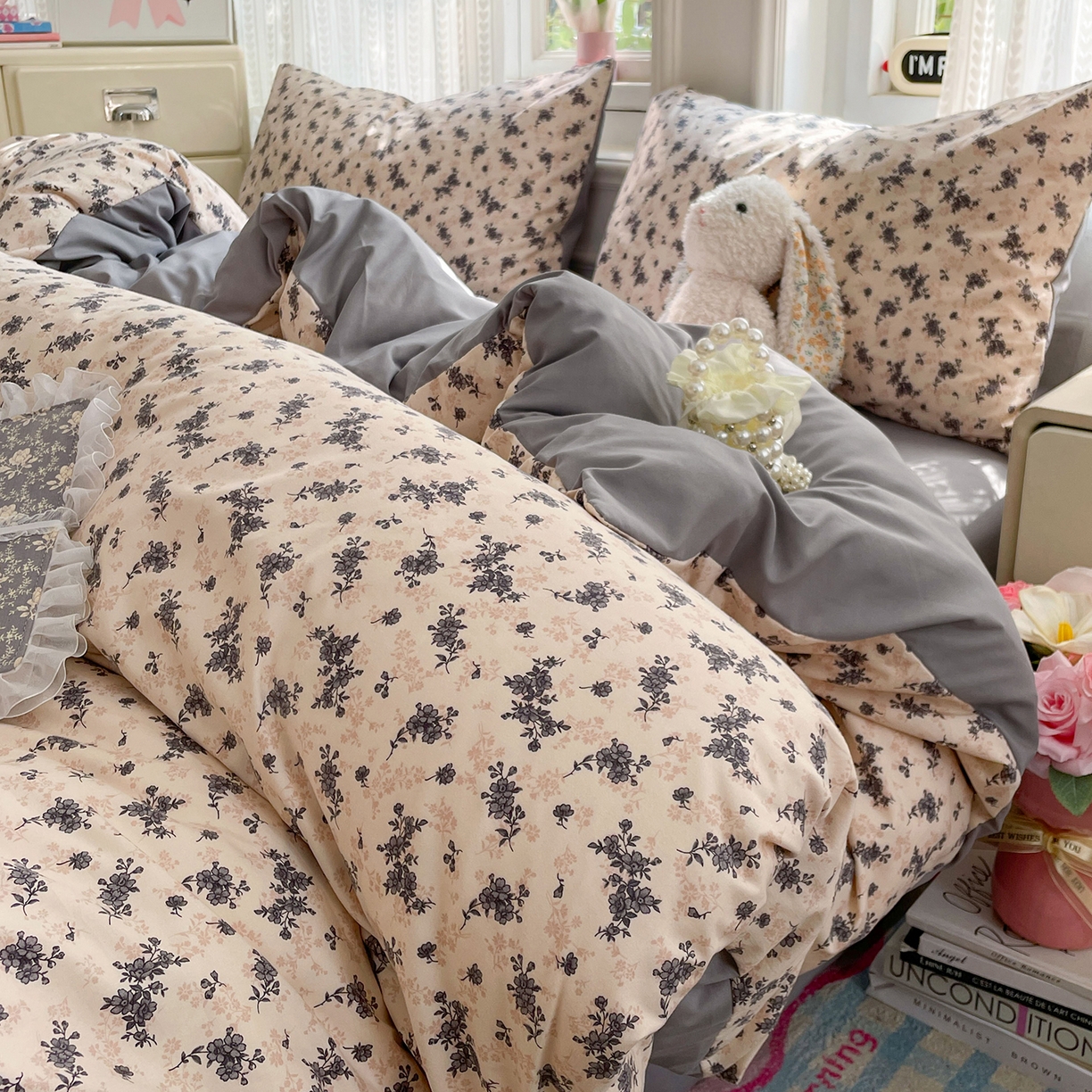 91家纺网 家纺一手货源 找家纺 瑞禾家纺 2026新款古法水洗四件套下载文件包含买家秀 柔墨