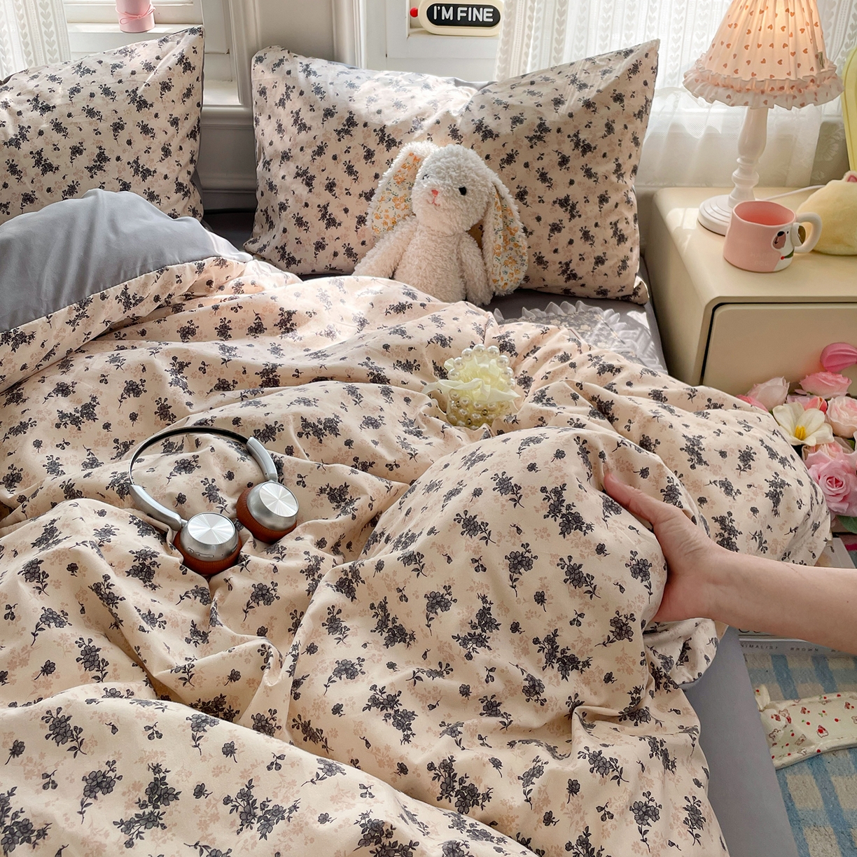 91家纺网 家纺一手货源 找家纺 瑞禾家纺 2026新款古法水洗四件套下载文件包含买家秀 柔墨