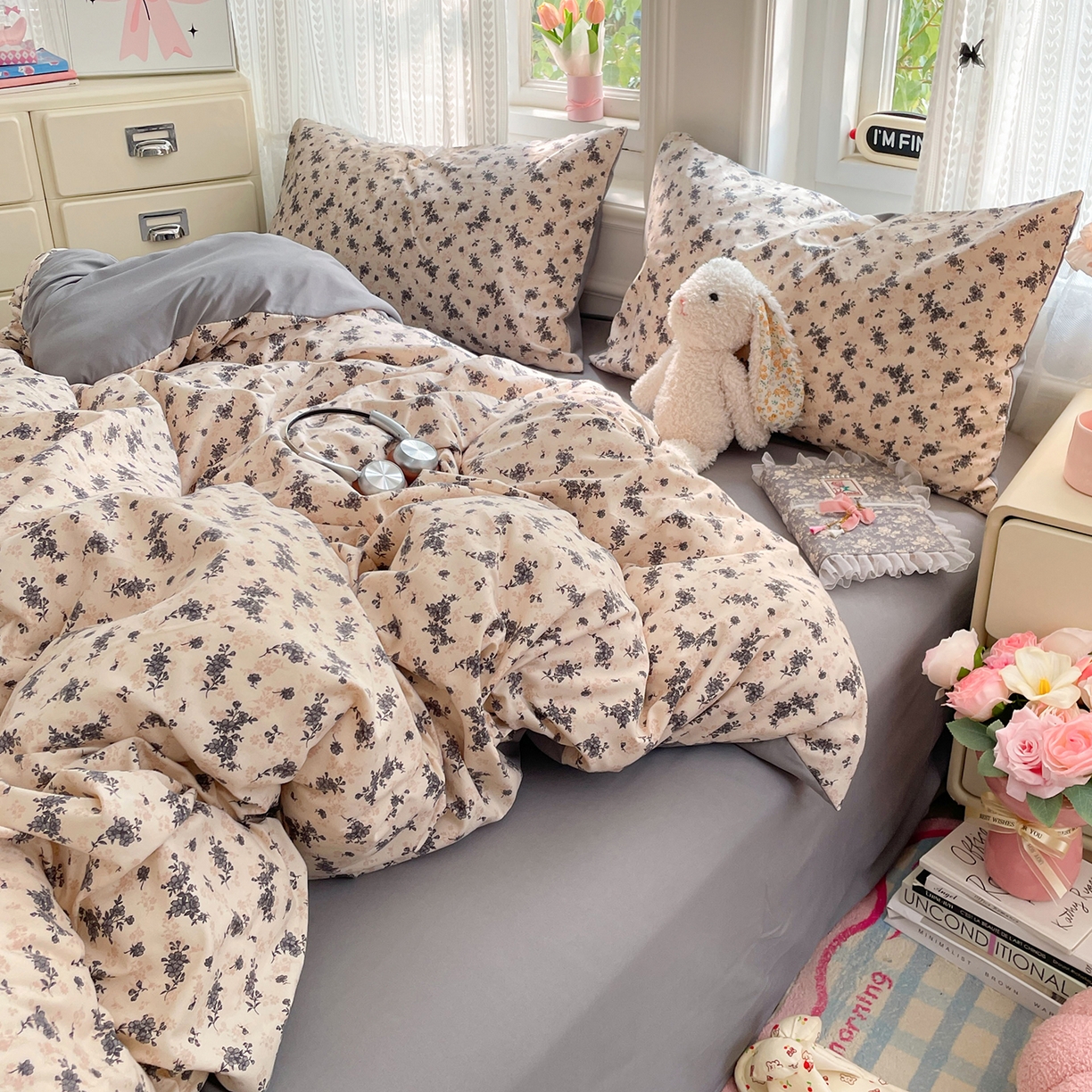 91家纺网 家纺一手货源 找家纺 瑞禾家纺 2026新款古法水洗四件套下载文件包含买家秀 柔墨