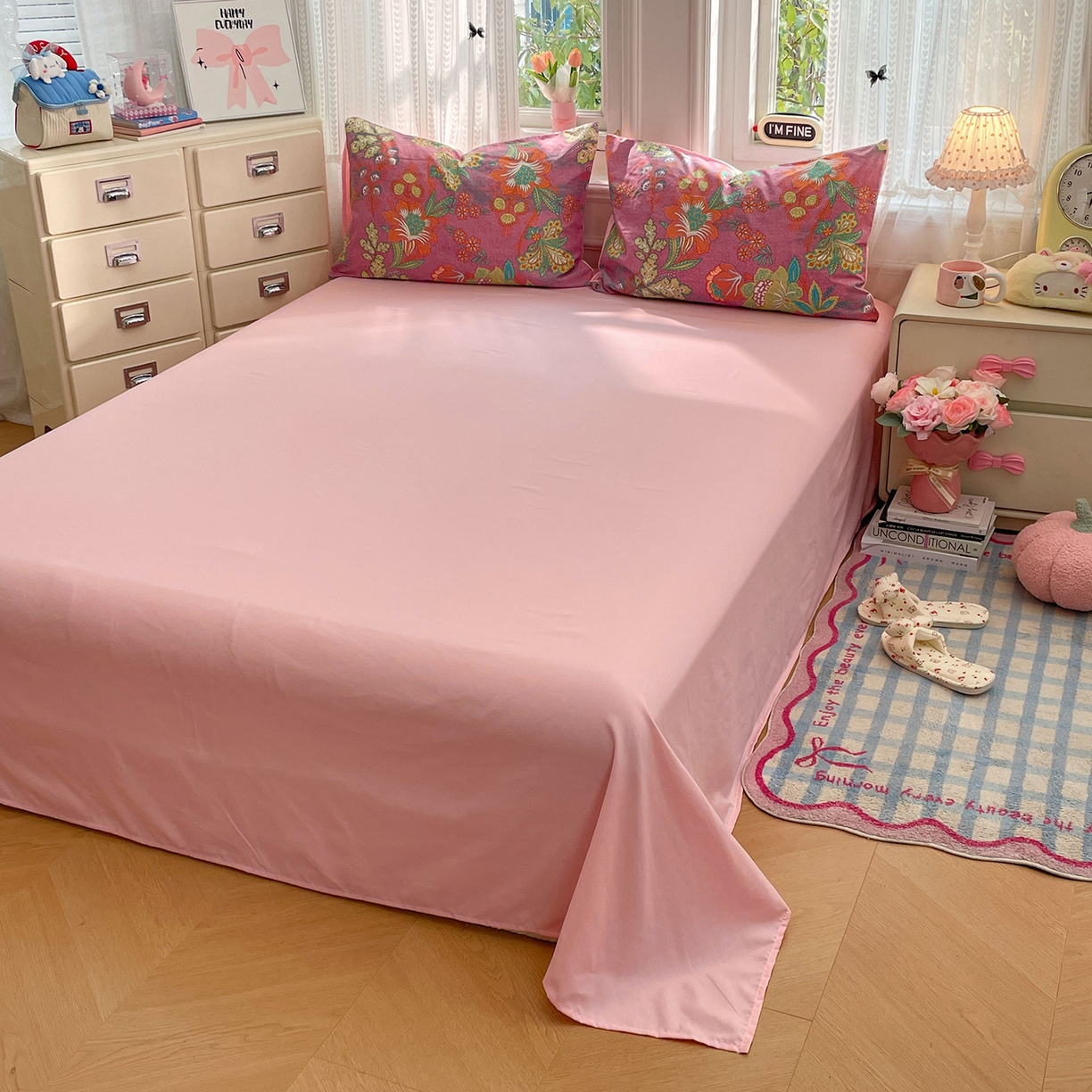 91家纺网 家纺一手货源 找家纺 瑞禾家纺 2026新款古法水洗四件套下载文件包含买家秀 花眠