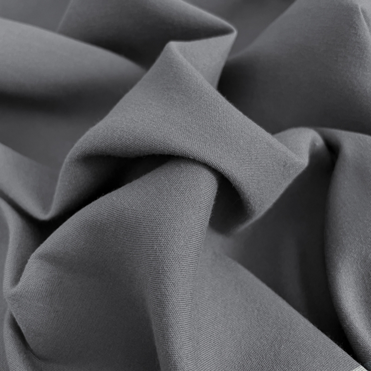 91家纺网 家纺一手货源 找家纺 欧邦 2026春夏新款纯色磨毛单床笠床笠单件单品床笠 磨毛-深灰