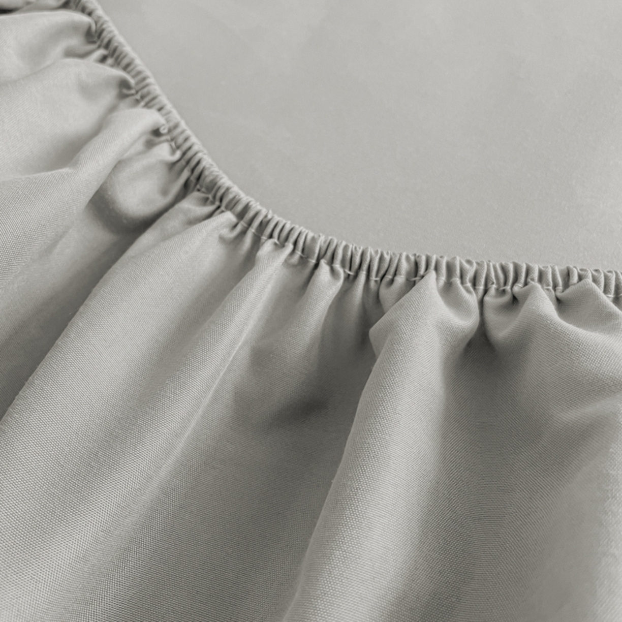 91家纺网 家纺一手货源 找家纺 欧邦 2026春夏新款纯色磨毛单床笠床笠单件单品床笠 磨毛-浅灰