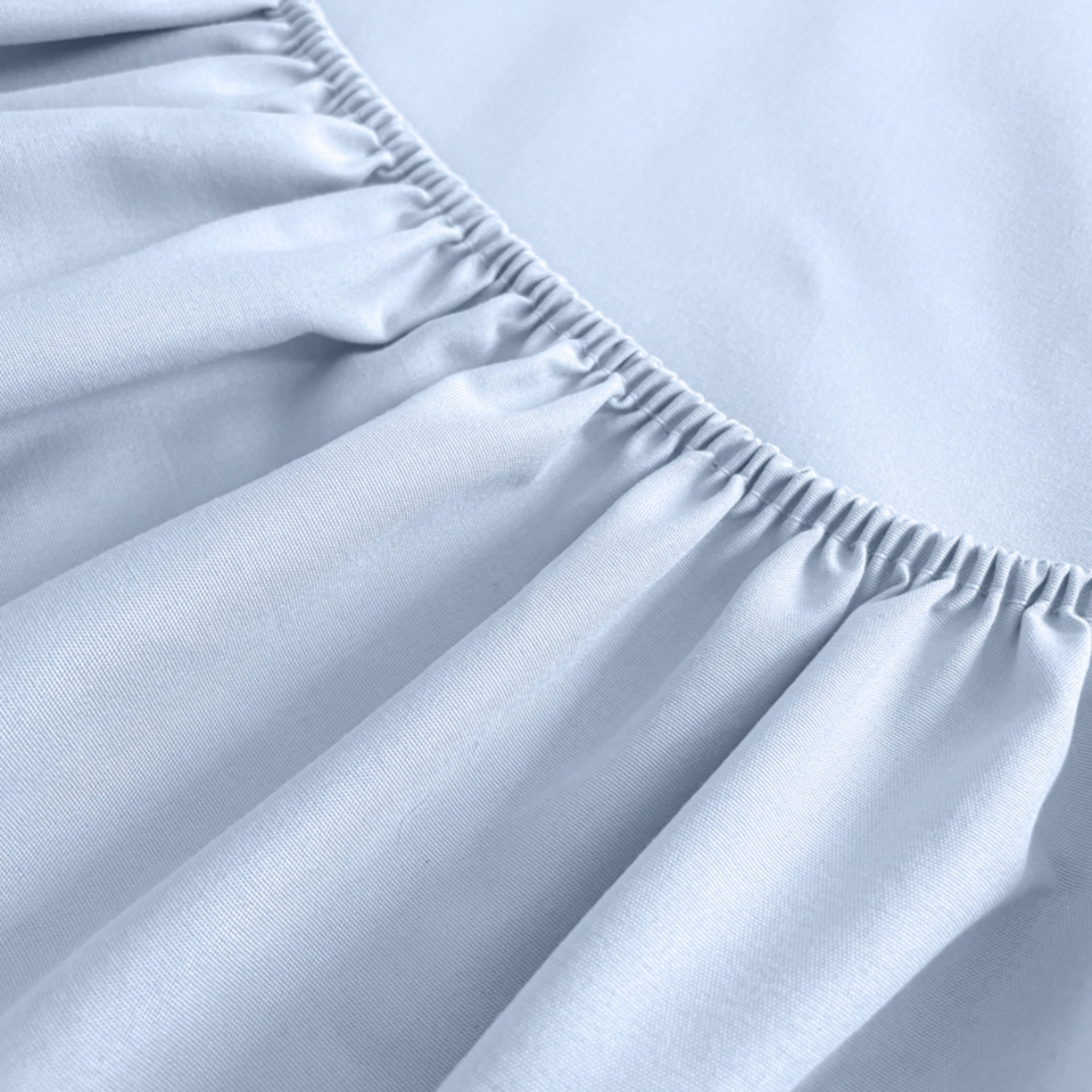 91家纺网 家纺一手货源 找家纺 欧邦 2026春夏新款纯色磨毛单床笠床笠单件单品床笠 磨毛-天蓝