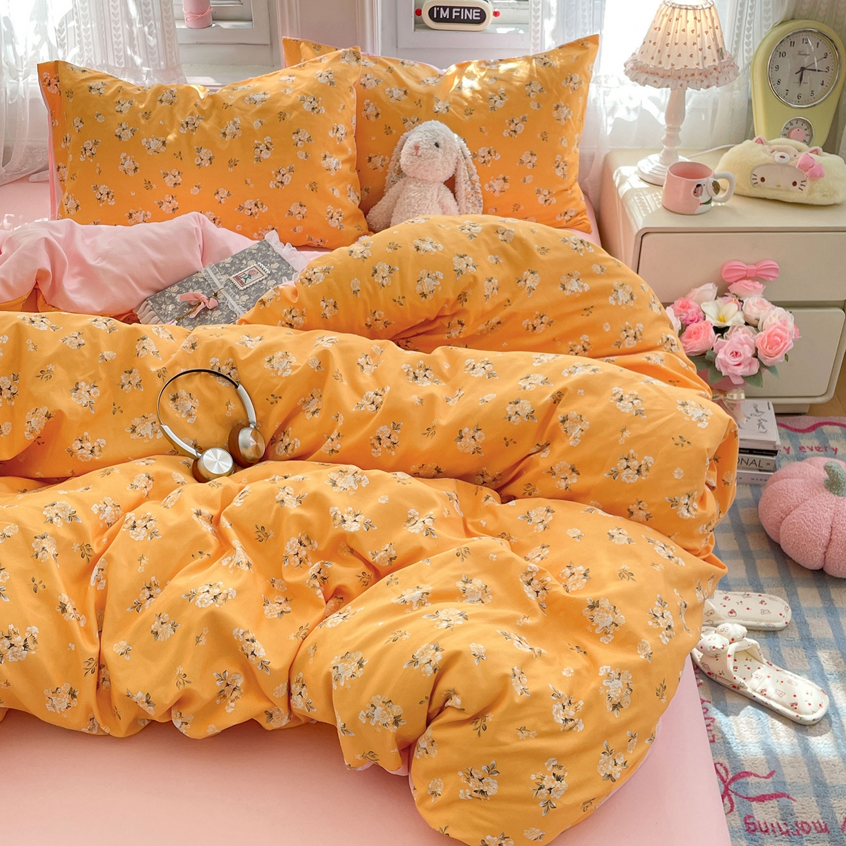 91家纺网 家纺一手货源 找家纺 瑞禾家纺 2026新款古法水洗四件套下载文件包含买家秀 花语相伴