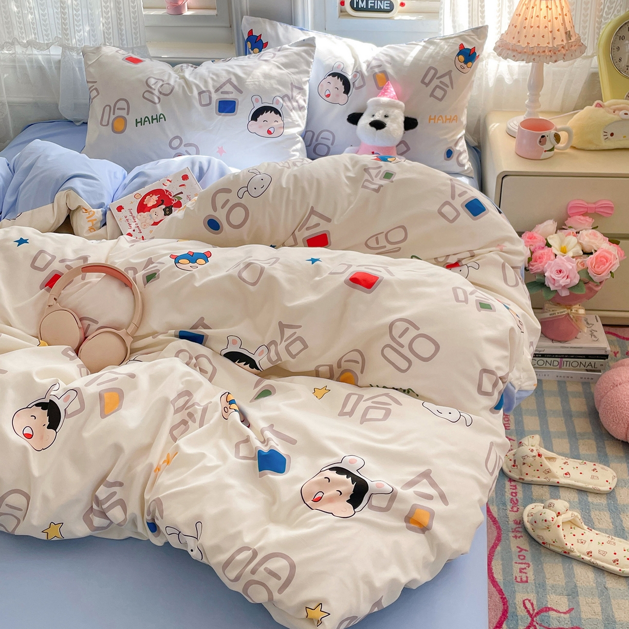 91家纺网 家纺一手货源 找家纺 瑞禾家纺 2026新款古法水洗四件套下载文件包含买家秀 欢乐哈哈