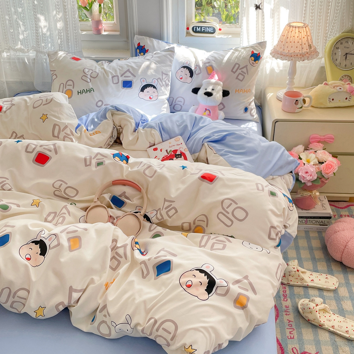 91家纺网 家纺一手货源 找家纺 瑞禾家纺 2026新款古法水洗四件套下载文件包含买家秀 欢乐哈哈