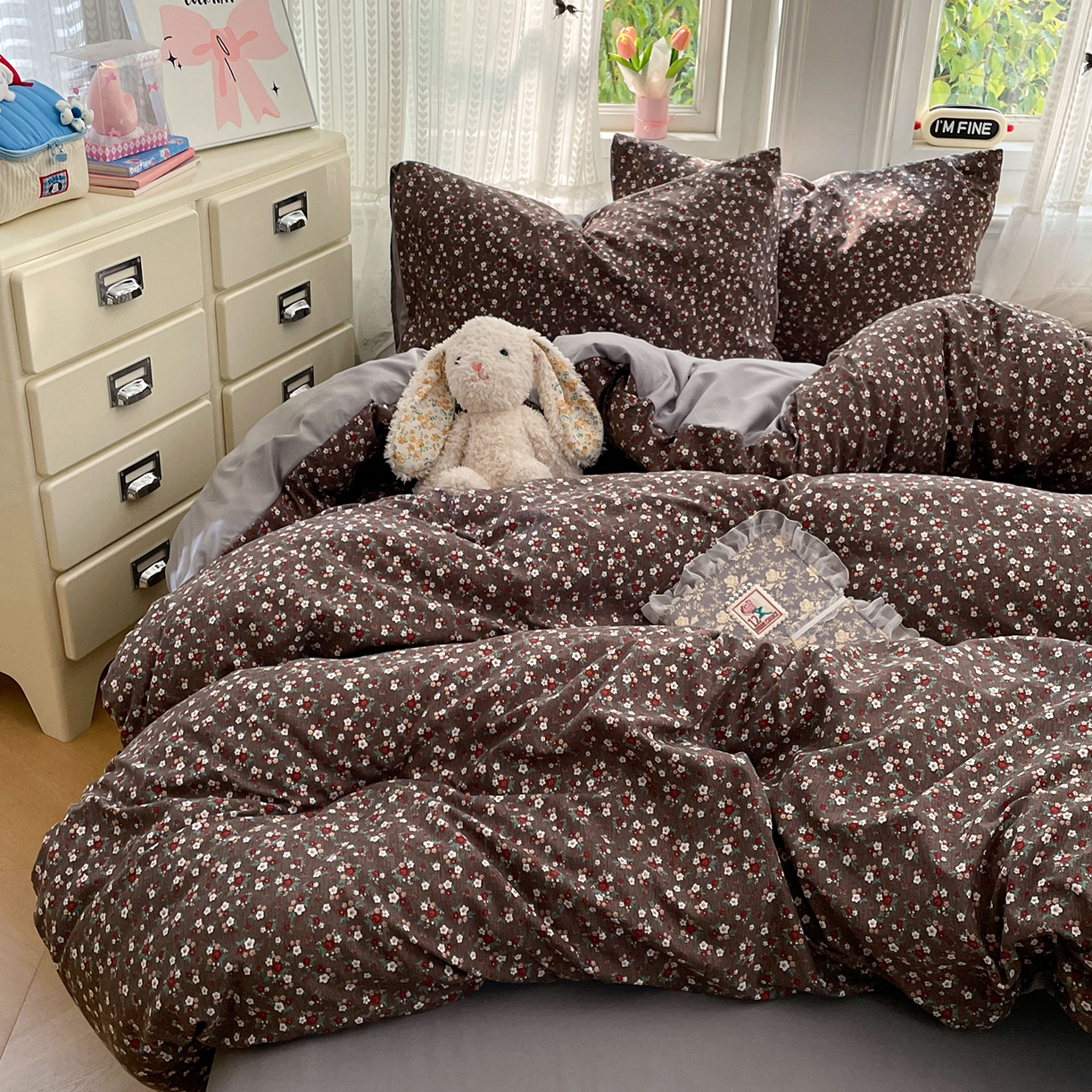 91家纺网 家纺一手货源 找家纺 瑞禾家纺 2026新款古法水洗四件套下载文件包含买家秀 静谧