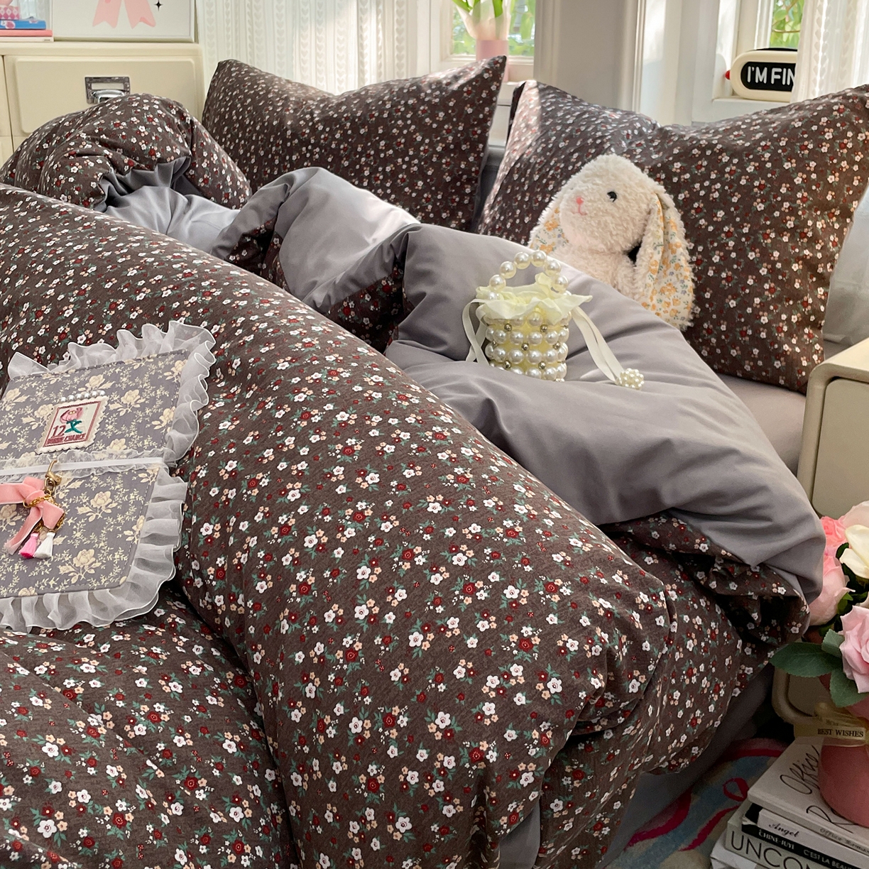 91家纺网 家纺一手货源 找家纺 瑞禾家纺 2026新款古法水洗四件套下载文件包含买家秀 静谧