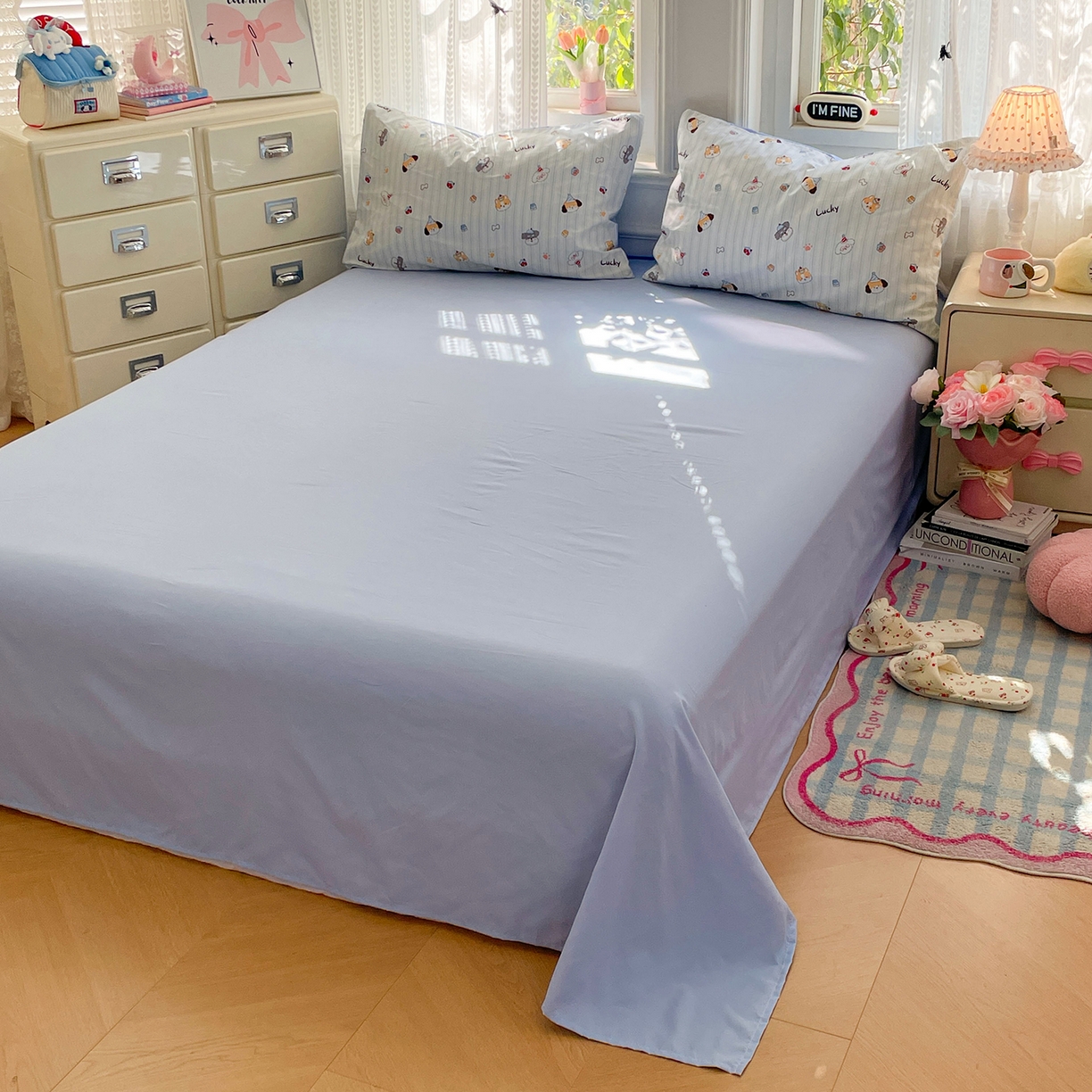 91家纺网 家纺一手货源 找家纺 瑞禾家纺 2026新款古法水洗四件套下载文件包含买家秀 软眠萌趣