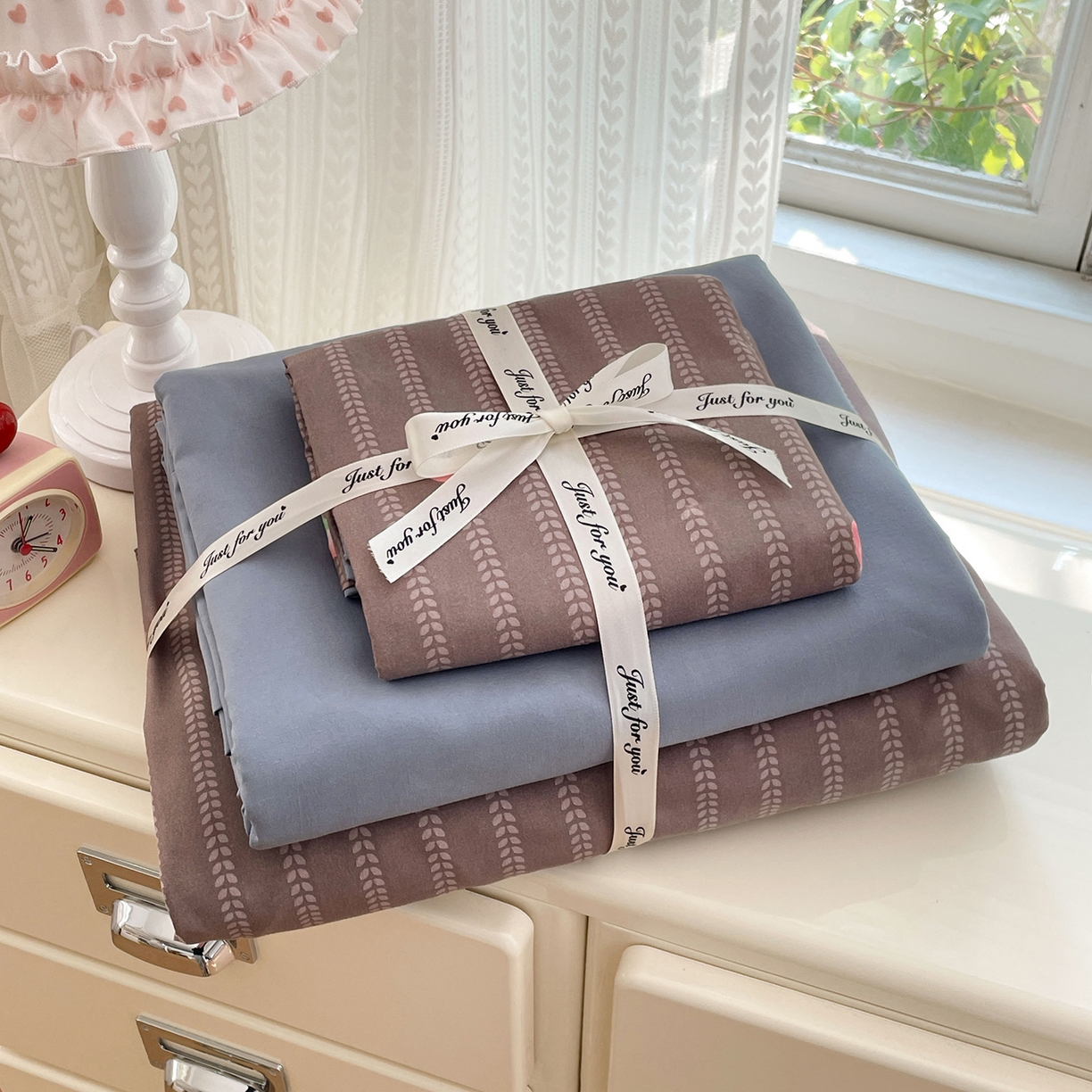 91家纺网 家纺一手货源 找家纺 瑞禾家纺 2026新款古法水洗四件套下载文件包含买家秀 甜酷草莓