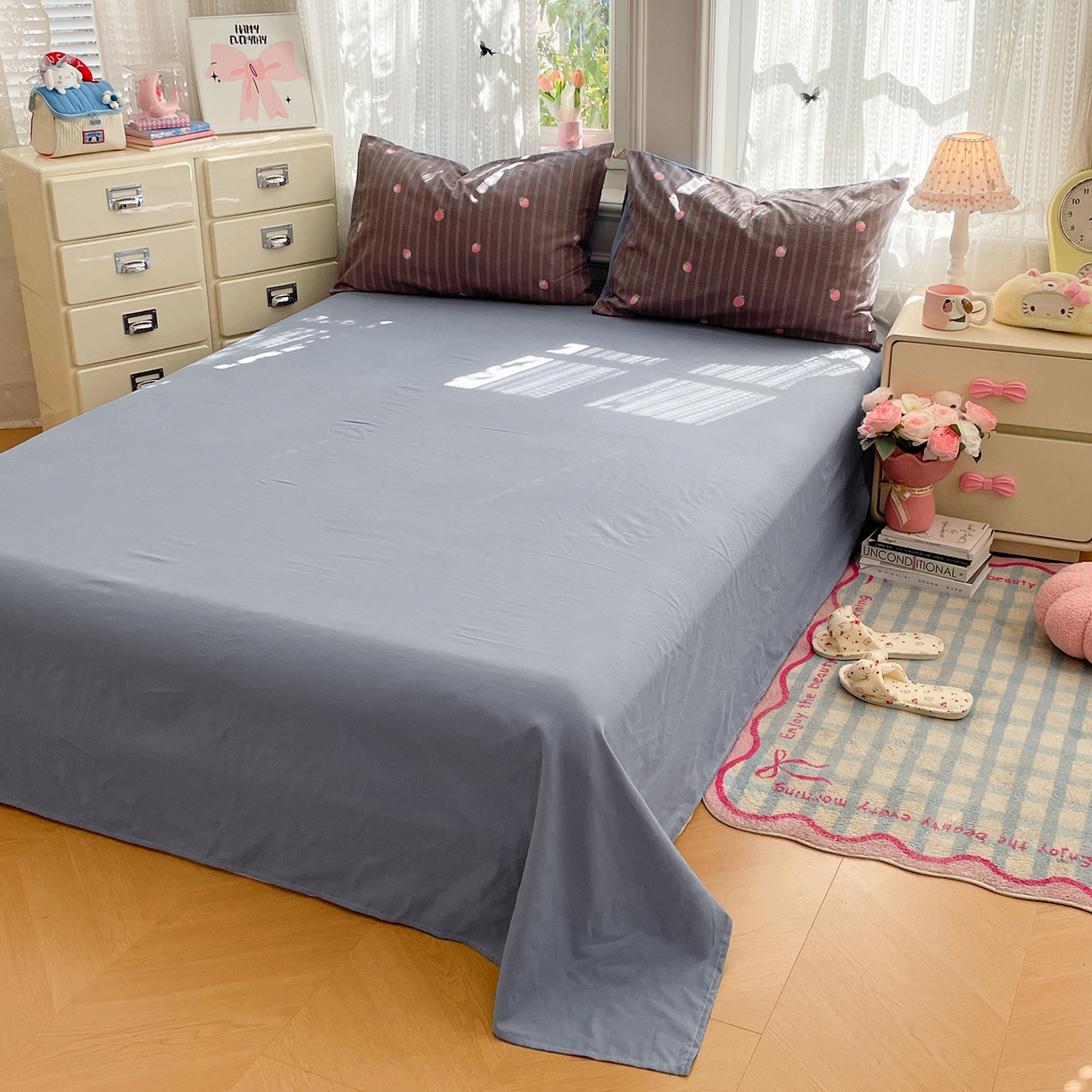 91家纺网 家纺一手货源 找家纺 瑞禾家纺 2026新款古法水洗四件套下载文件包含买家秀 甜酷草莓