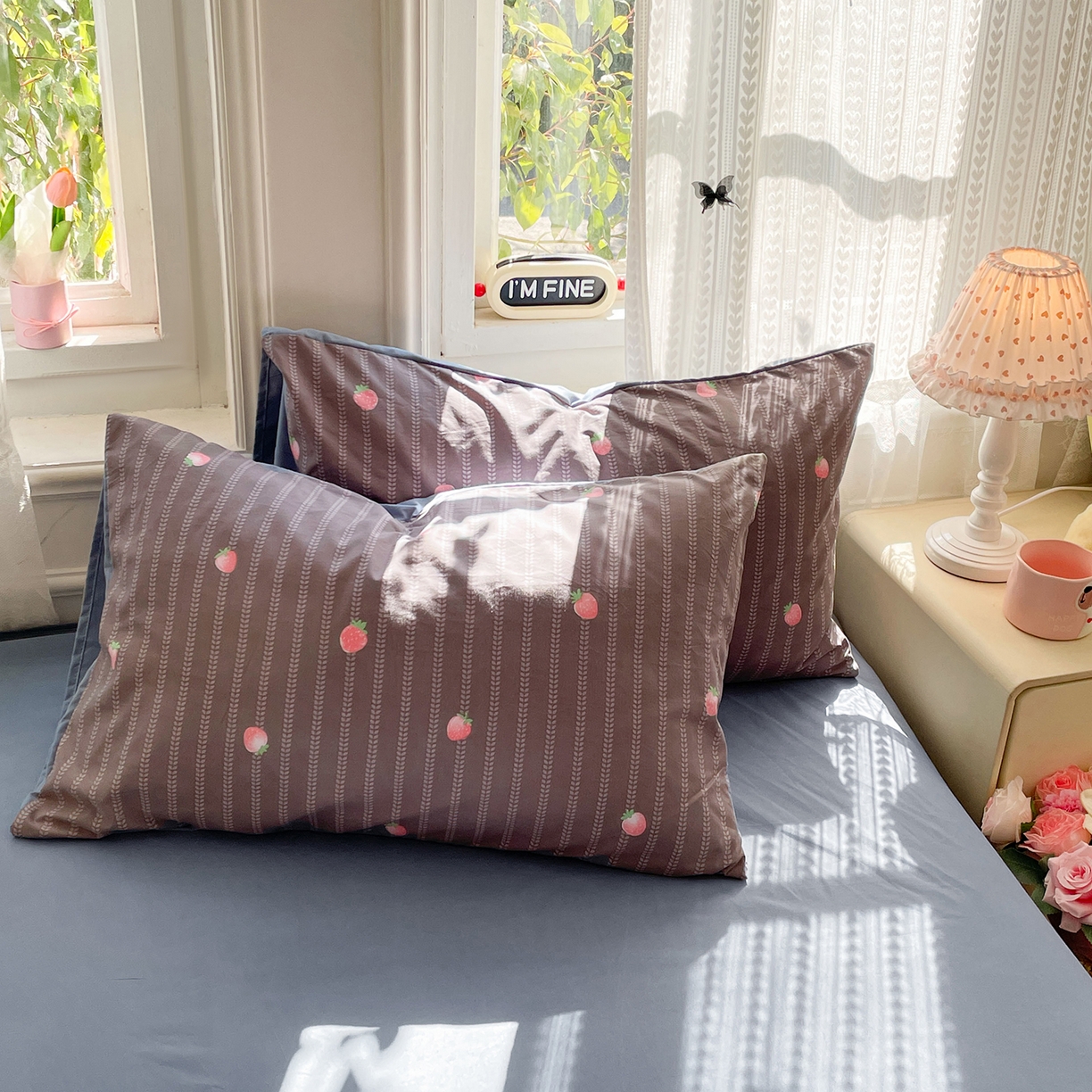 91家纺网 家纺一手货源 找家纺 瑞禾家纺 2026新款古法水洗四件套下载文件包含买家秀 甜酷草莓