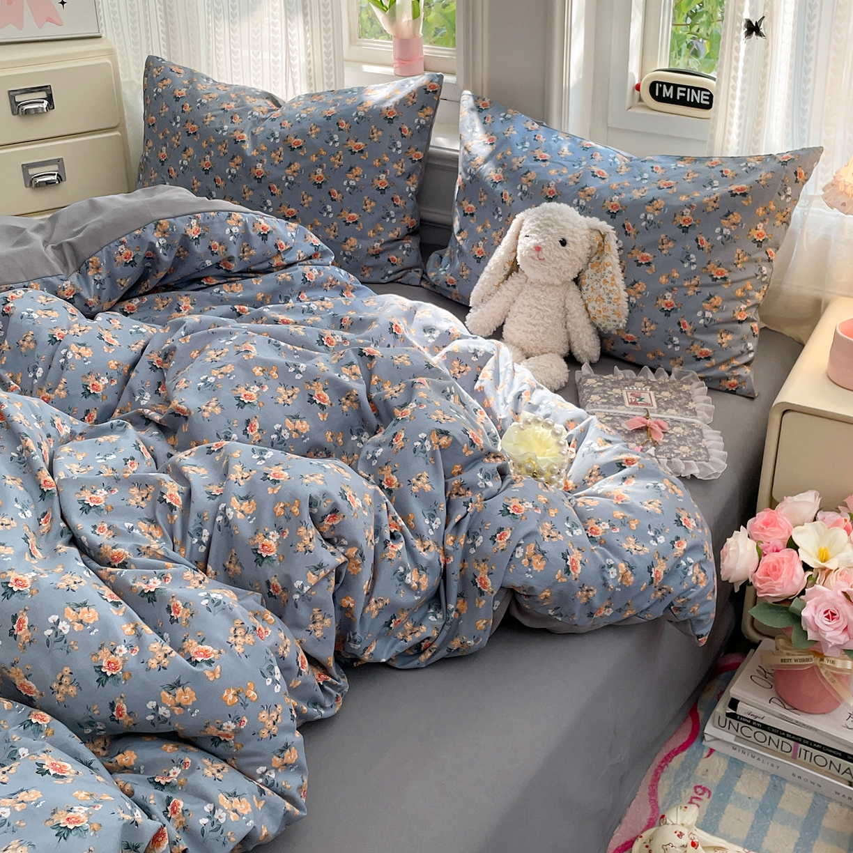 瑞禾家纺 2026新款古法水洗四件套下载文件包含买家秀 烟花