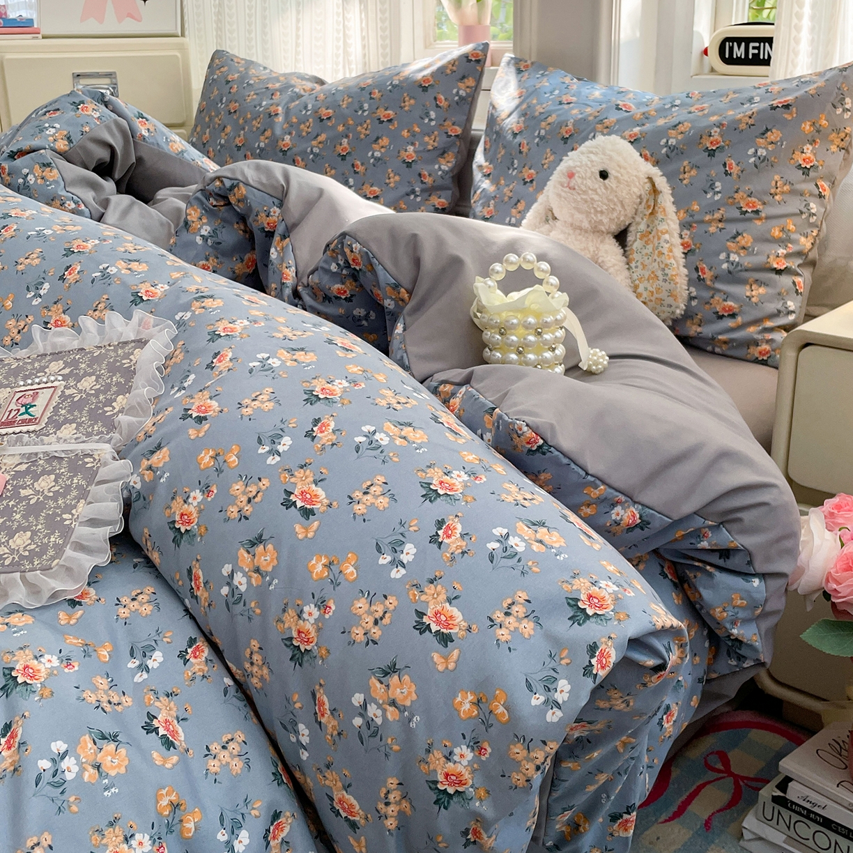 91家纺网 家纺一手货源 找家纺 瑞禾家纺 2026新款古法水洗四件套下载文件包含买家秀 烟花