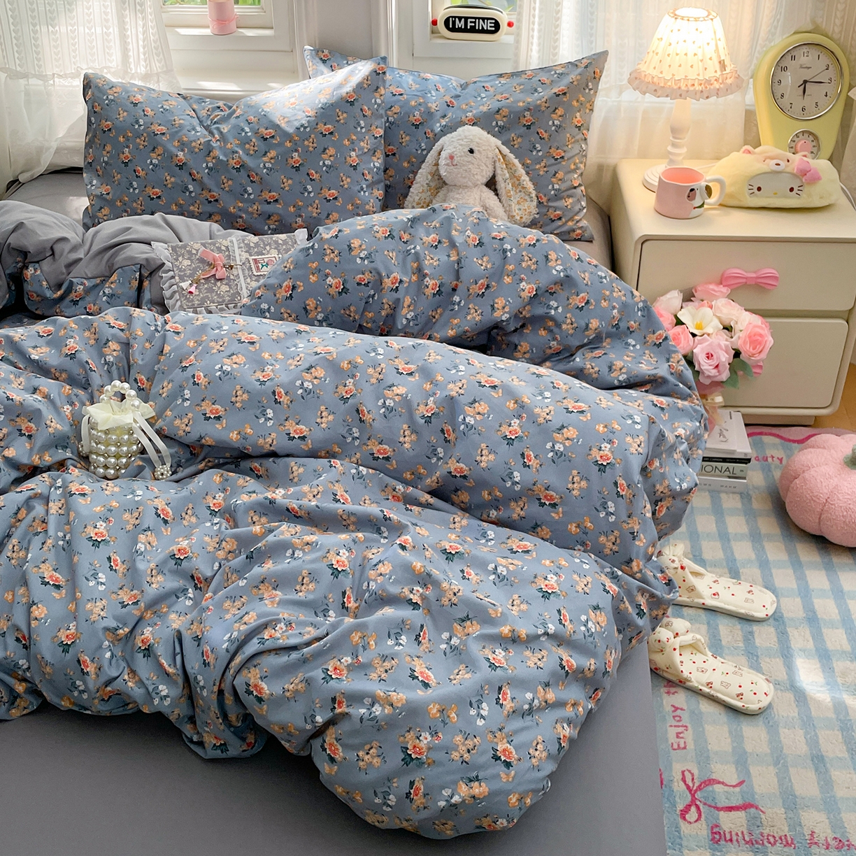 91家纺网 家纺一手货源 找家纺 瑞禾家纺 2026新款古法水洗四件套下载文件包含买家秀 烟花