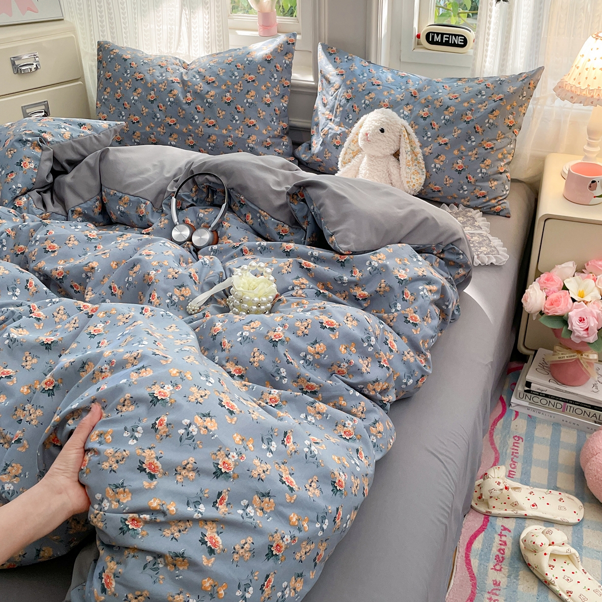 91家纺网 家纺一手货源 找家纺 瑞禾家纺 2026新款古法水洗四件套下载文件包含买家秀 烟花