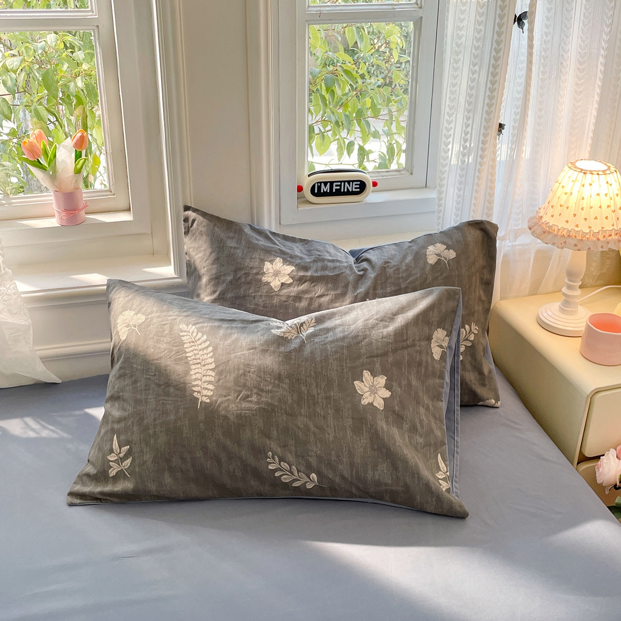 91家纺网 家纺一手货源 找家纺 瑞禾家纺 2026新款古法水洗四件套下载文件包含买家秀 叶影斑驳