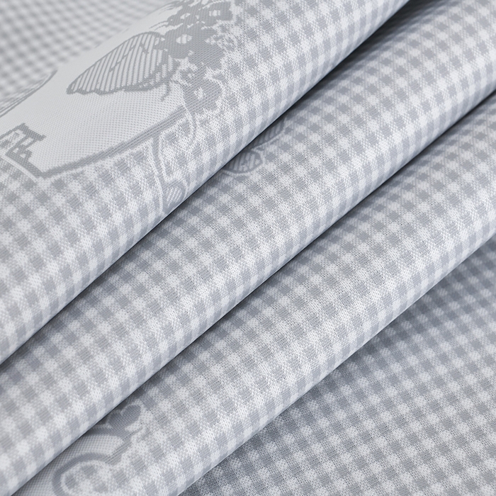 91家纺网 家纺一手货源 找家纺 小牛席业 2026春夏新款【实拍风格】双PE高凉感-小象提花冰丝席系列 灰色