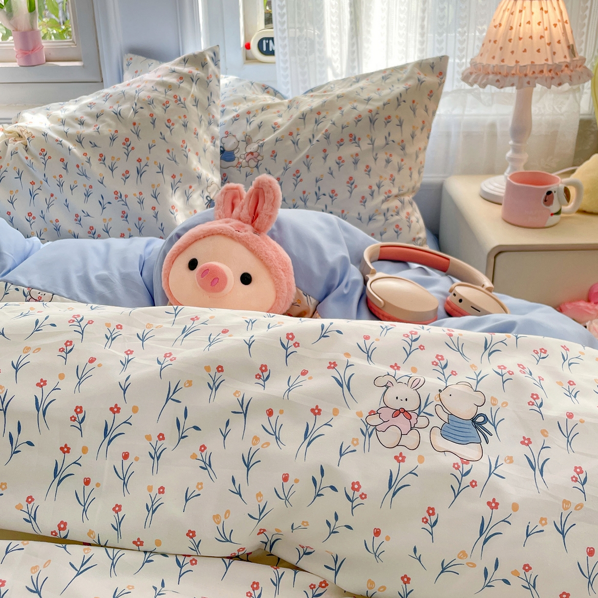 91家纺网 家纺一手货源 找家纺 瑞禾家纺 2026新款古法水洗四件套下载文件包含买家秀 依偎