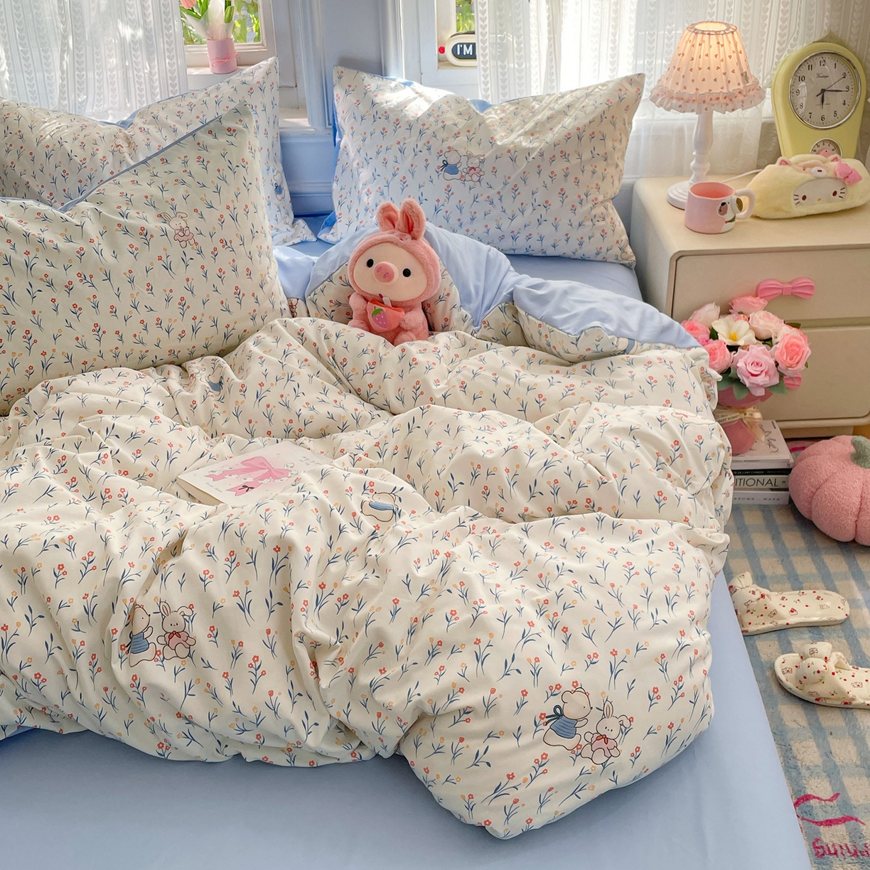 91家纺网 家纺一手货源 找家纺 瑞禾家纺 2026新款古法水洗四件套下载文件包含买家秀 依偎