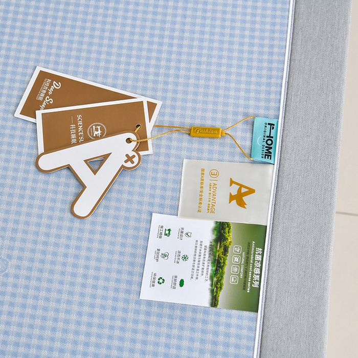 91家纺网 家纺一手货源 找家纺 小牛席业 2026春夏新款【实拍风格】双PE高凉感-小象提花冰丝席系列 蓝色