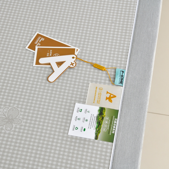 91家纺网 家纺一手货源 找家纺 小牛席业 2026春夏新款【实拍风格】双PE高凉感-小象提花冰丝席系列 香槟