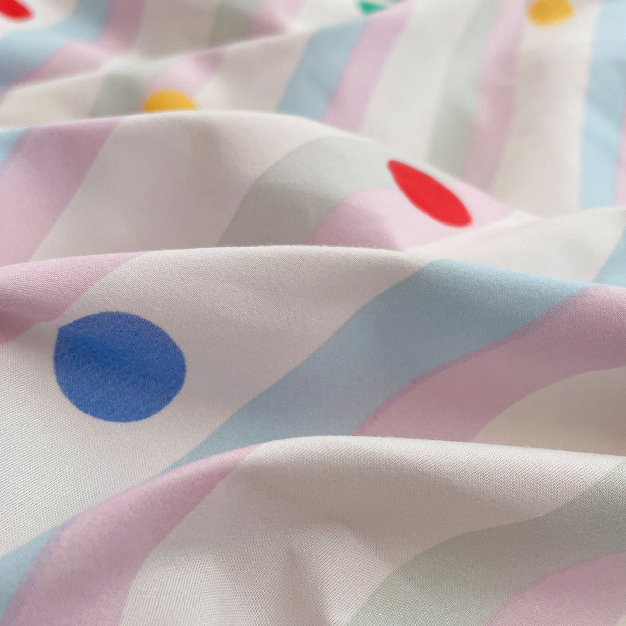 91家纺网 家纺一手货源 找家纺 瑞禾家纺 2026新款古法水洗四件套下载文件包含买家秀 圆点趣味