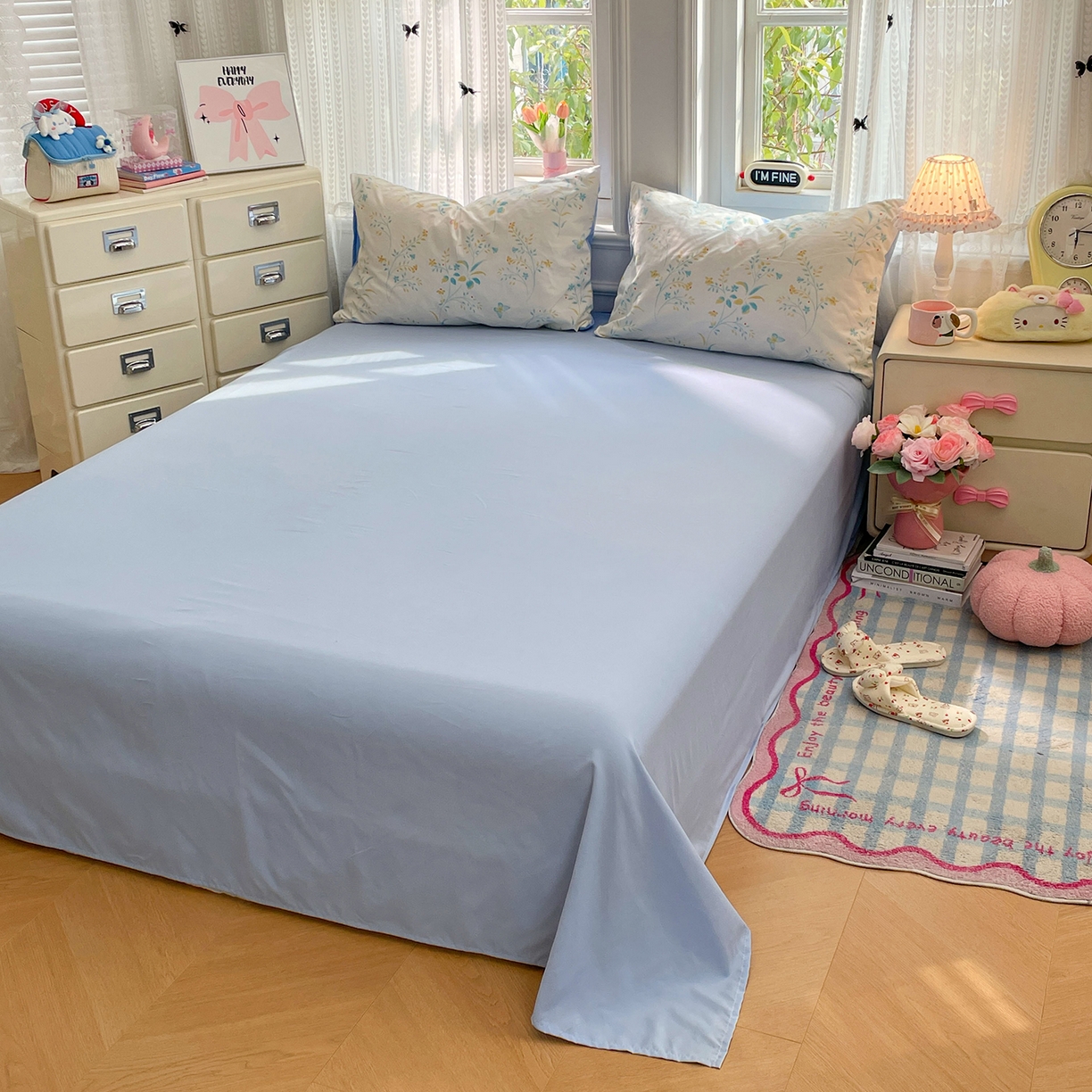 91家纺网 家纺一手货源 找家纺 瑞禾家纺 2026新款古法水洗四件套下载文件包含买家秀 仲夏