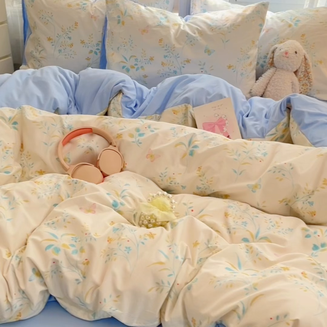 91家纺网 家纺一手货源 找家纺 瑞禾家纺 2026新款古法水洗四件套下载文件包含买家秀 仲夏