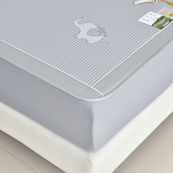 91家纺网 家纺一手货源 找家纺 （总）小牛席业 2026新款【实拍风格】双PE高凉感-小象提花冰丝席系列（床笠款）