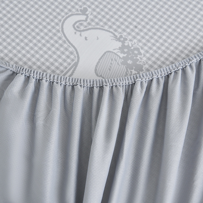 91家纺网 家纺一手货源 找家纺 （总）小牛席业 2026新款【实拍风格】双PE高凉感-小象提花冰丝席系列（床笠款）