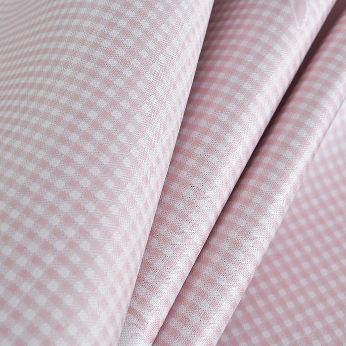 91家纺网 家纺一手货源 找家纺 小牛席业 2026新款【实拍风格】双PE高凉感-小象提花冰丝席系列（床笠款） 粉色