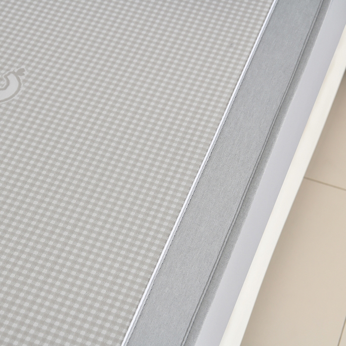 91家纺网 家纺一手货源 找家纺 小牛席业 2026新款【实拍风格】双PE高凉感-小象提花冰丝席系列（床笠款） 香槟