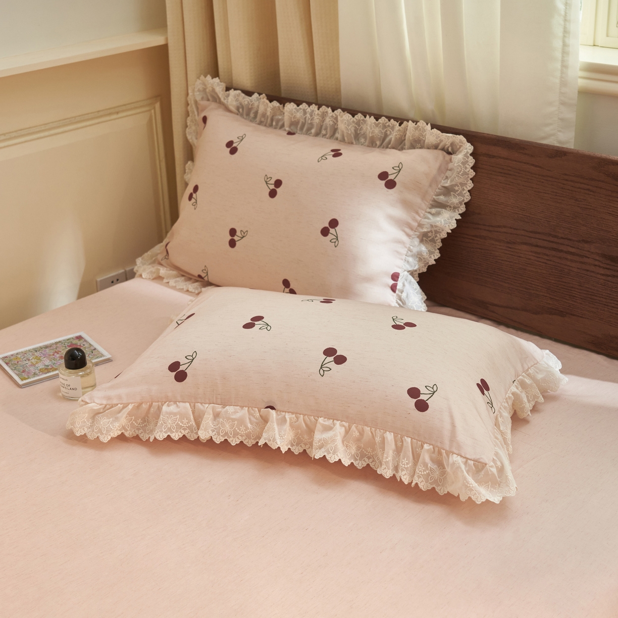 91家纺网 家纺一手货源 找家纺 晨曦家纺 2026新款高端纯棉天丝棉麻莱赛尔夏凉被四件套 奶油樱桃